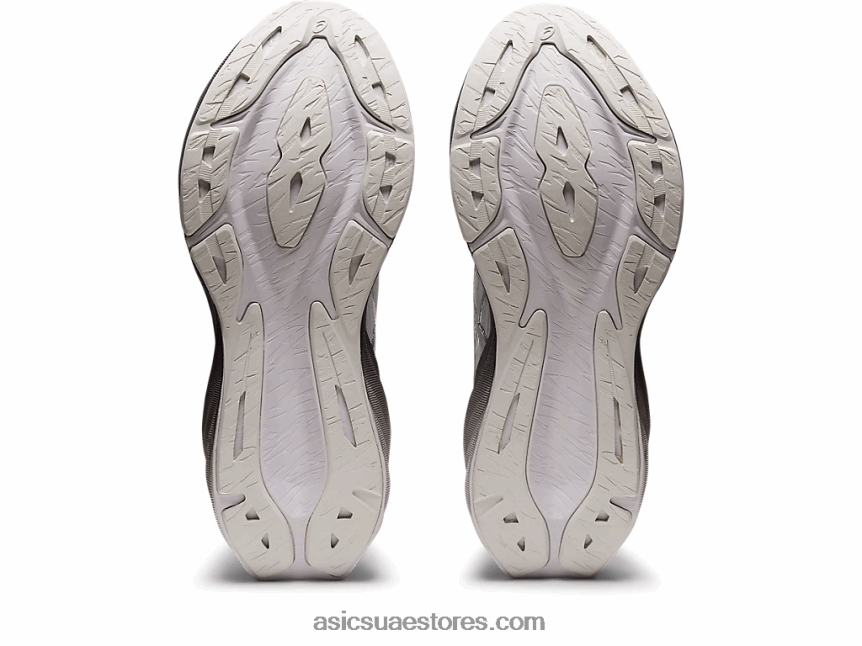 Asics أبيض / فضي نقي نوفابلاست 3 بلاتين 2N24DJ2897