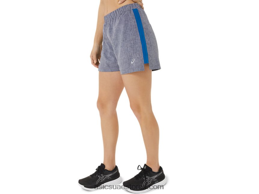 Asics الطاووس هيذر / ليك درايف طقم نسائي جاهز 3 بوصة قصير 2N24DJ2947