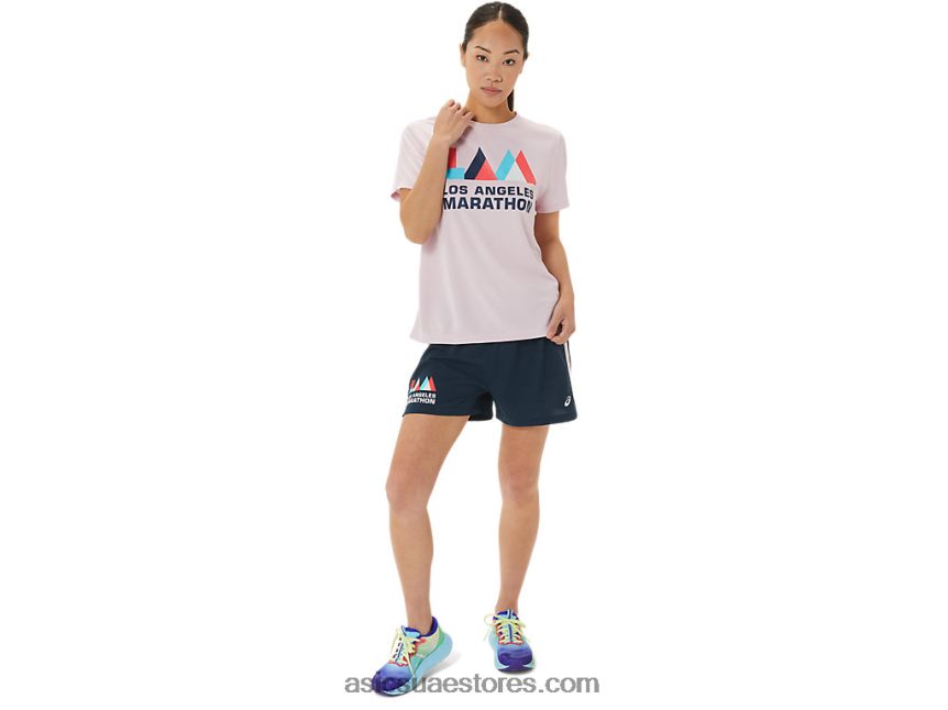 Asics أزرق غامق طقم نسائي جاهز 3 بوصة لامع 2N24DJ3314