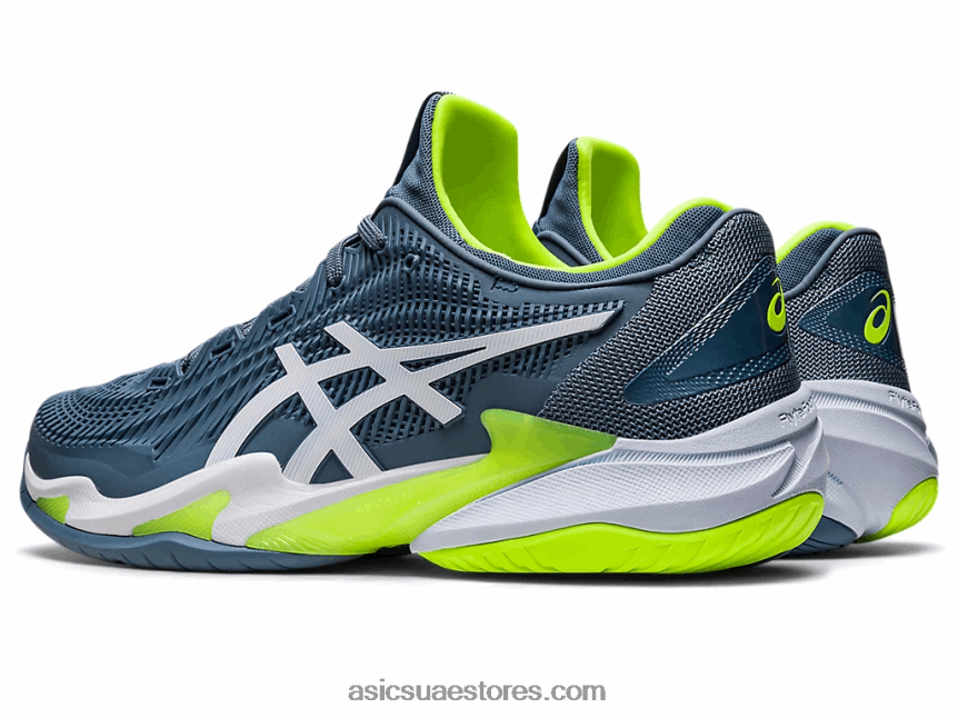 Asics أزرق صلب / أبيض محكمة وما يليها 3 2N24DJ351