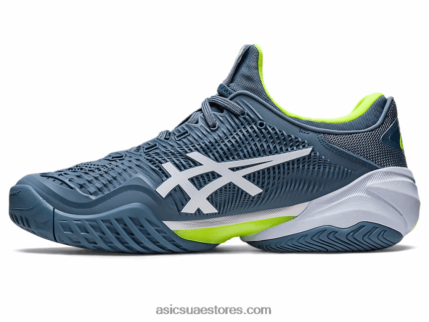 Asics أزرق صلب / أبيض محكمة وما يليها 3 2N24DJ351
