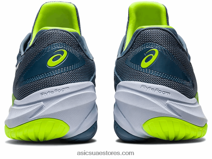 Asics أزرق صلب / أبيض محكمة وما يليها 3 2N24DJ351