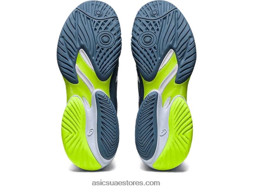 Asics أزرق صلب / أبيض محكمة وما يليها 3 2N24DJ351