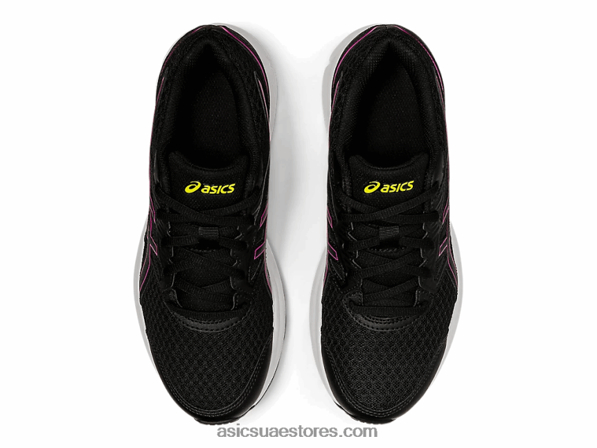 Asics أسود / وردي ساخن هزة 3 واسعة 2N24DJ3552