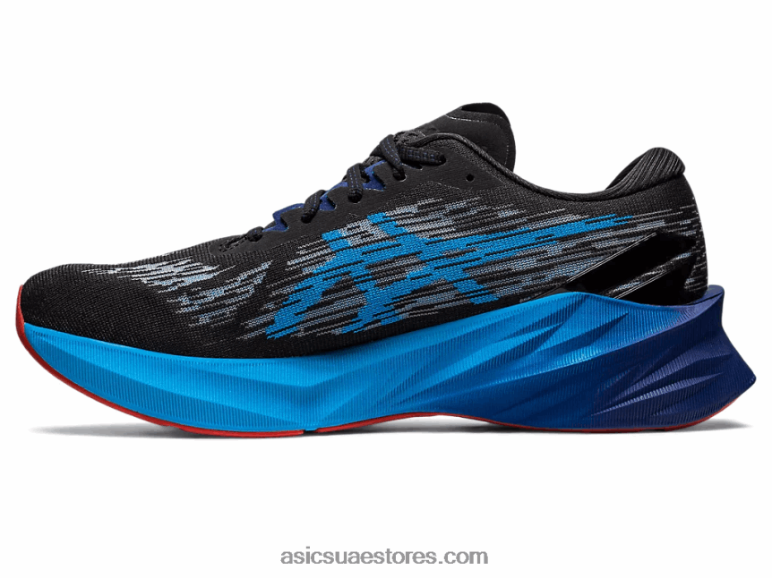 Asics أسود / أزرق الجزيرة نوفابلاست 3 2N24DJ377