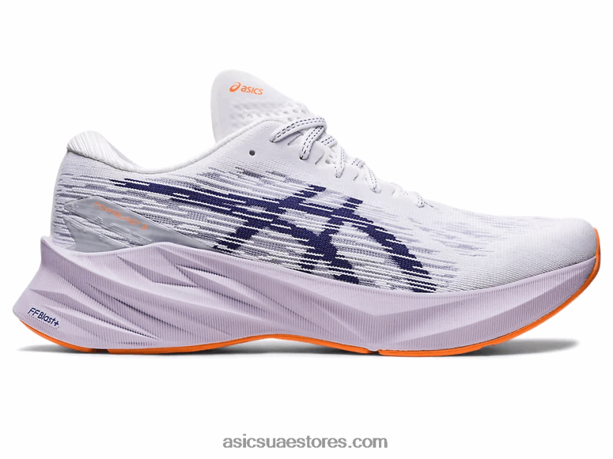 Asics أبيض / أزرق نيلي نوفابلاست 3 2N24DJ381