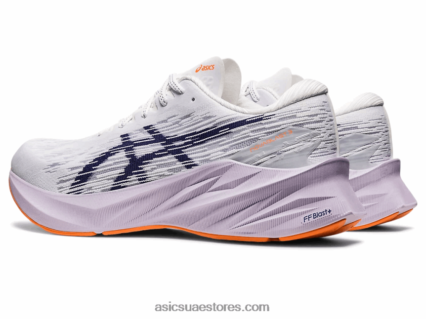 Asics أبيض / أزرق نيلي نوفابلاست 3 2N24DJ381