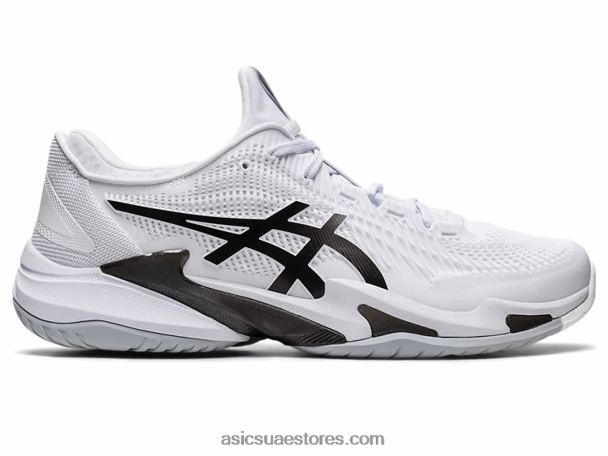 Asics أبيض أسود محكمة وما يليها 3 2N24DJ384