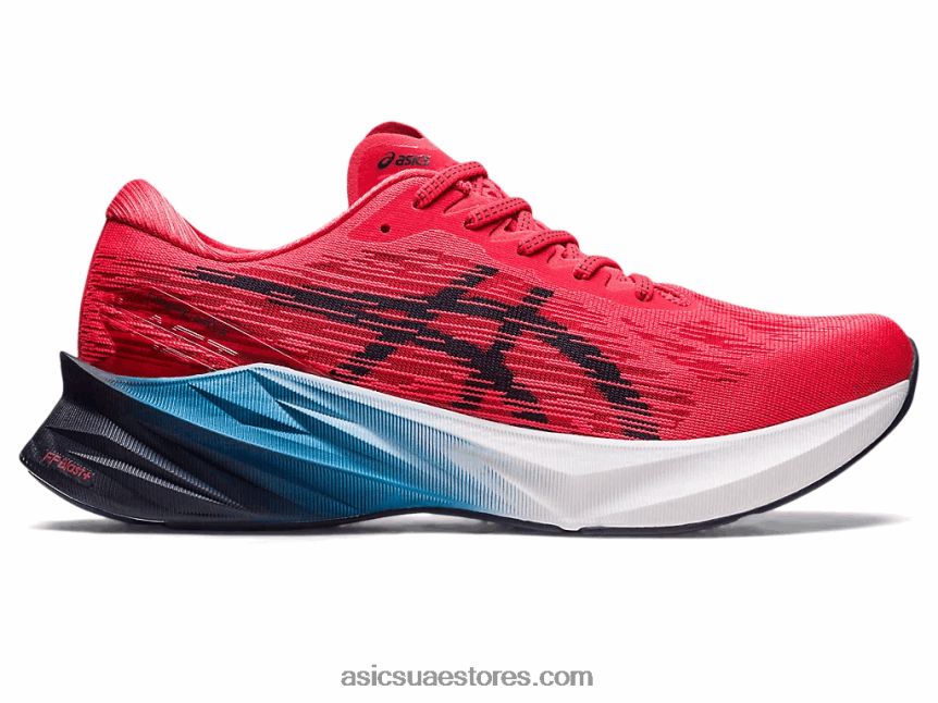 Asics أحمر كهربائي / منتصف الليل نوفابلاست 3 2N24DJ396