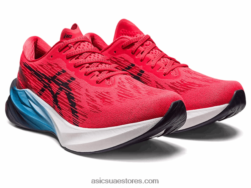 Asics أحمر كهربائي / منتصف الليل نوفابلاست 3 2N24DJ396