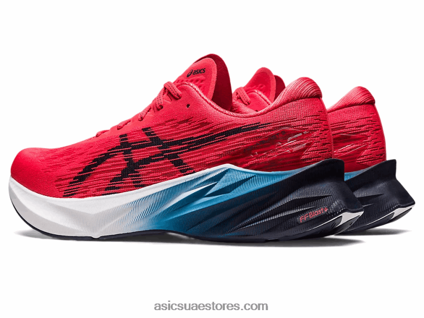 Asics أحمر كهربائي / منتصف الليل نوفابلاست 3 2N24DJ396