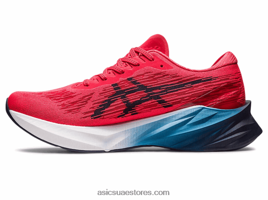 Asics أحمر كهربائي / منتصف الليل نوفابلاست 3 2N24DJ396