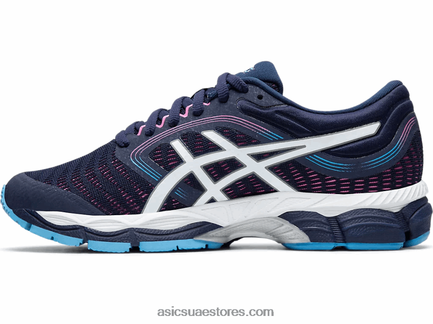Asics معطف طاووس / أبيض جل زيروس 3 2N24DJ4191