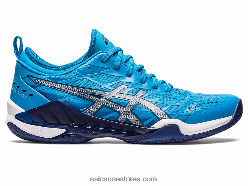 Asics أزرق الجزيرة / أزرق نيلي انفجار وما يليها 3 2N24DJ573