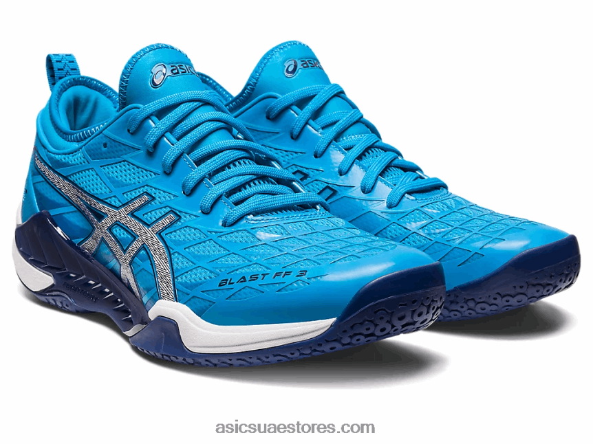 Asics أزرق الجزيرة / أزرق نيلي انفجار وما يليها 3 2N24DJ573