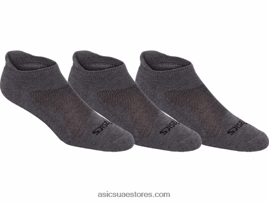 Asics هيذر رمادي قطع وسادة منخفضة (3 قطع) 2N24DJ577