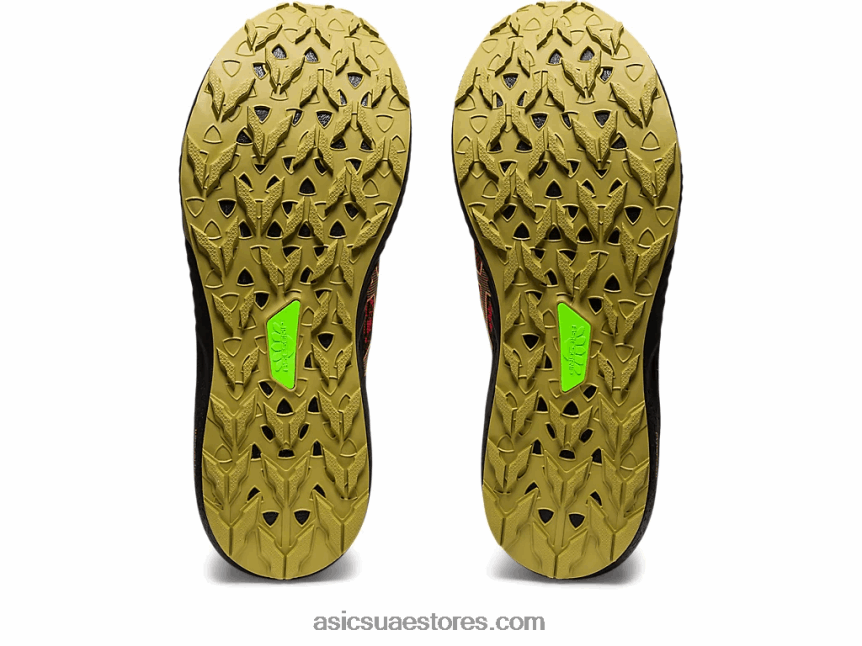 Asics أحمر كهربائي / أسود فوجي لايت 3 2N24DJ620