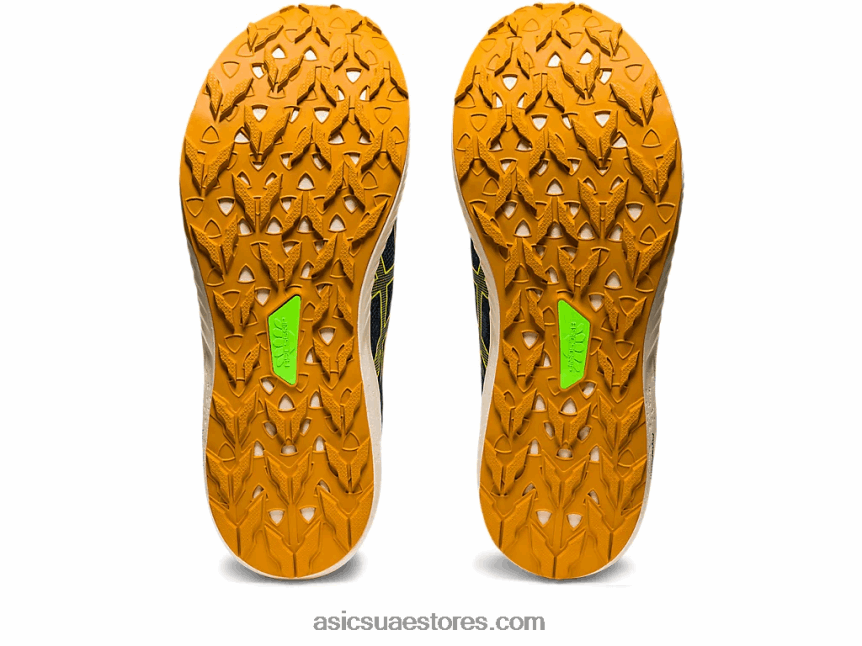 Asics حبر أزرق مخضر / أصفر ذهبي فوجي لايت 3 2N24DJ624