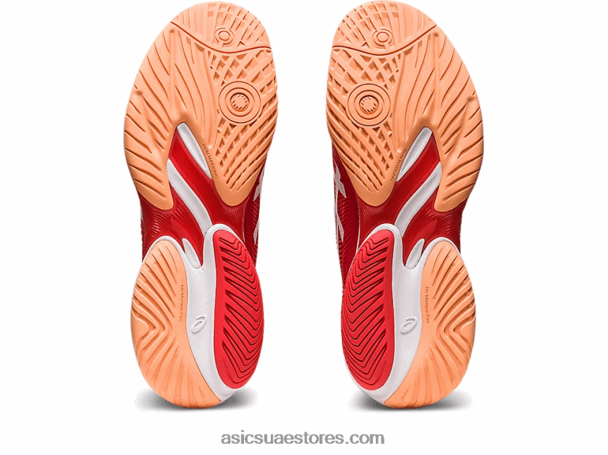 Asics الأحمر الناري / الأبيض محكمة وما يليها 3 نوفاك 2N24DJ63