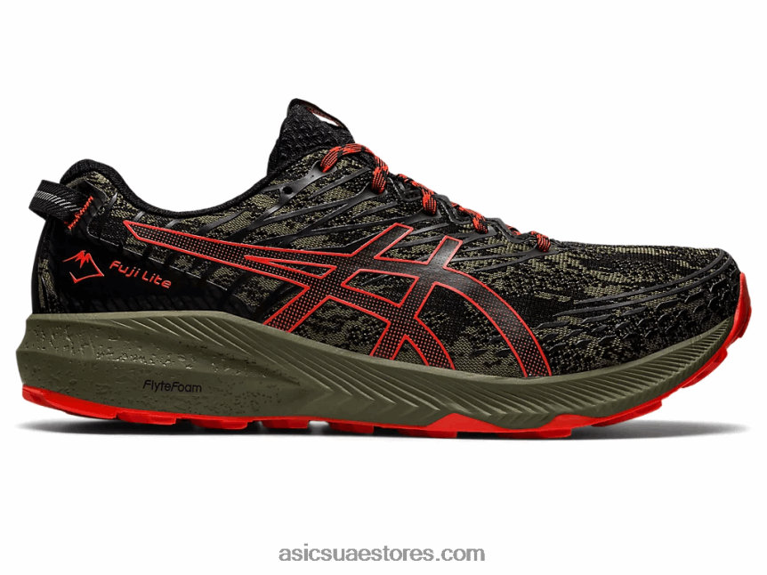 Asics عباءة خضراء / طماطم كرزية فوجي لايت 3 2N24DJ735