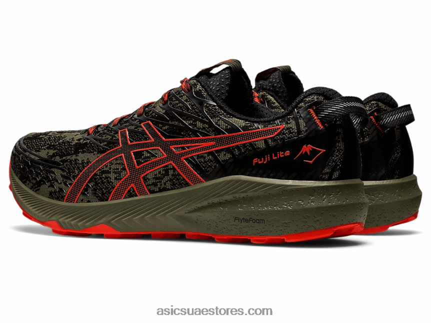 Asics عباءة خضراء / طماطم كرزية فوجي لايت 3 2N24DJ735