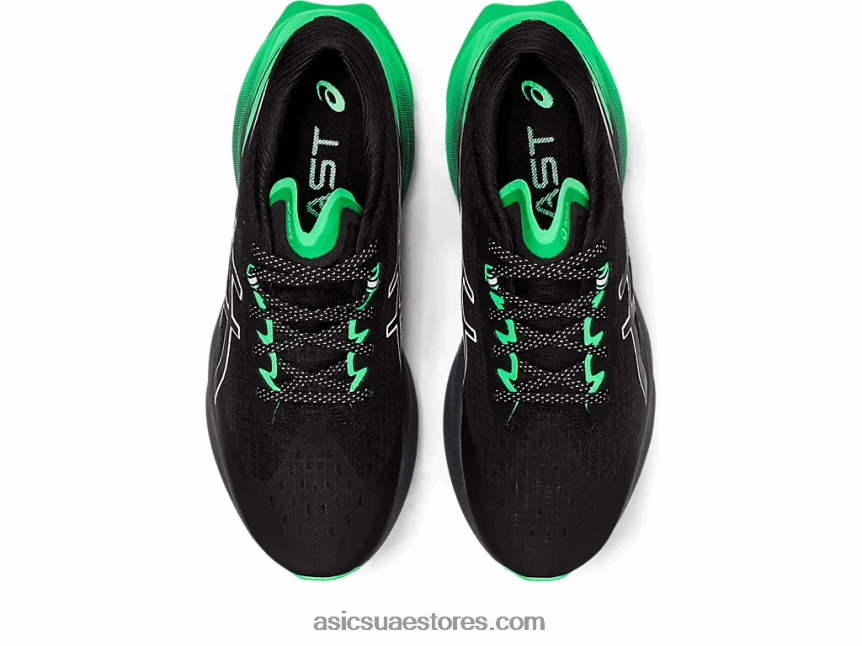 Asics أسود / ورقة جديدة نوفابليست 3 لايت عرض 2N24DJ739