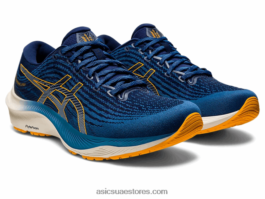 Asics اللازوردية / العنبر جل كايانو لايت 3 2N24DJ796
