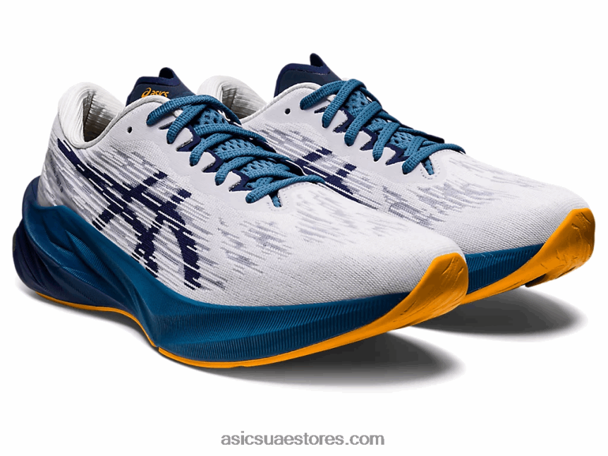 Asics أبيض / عميق المحيط نوفابلاست 3 2N24DJ925