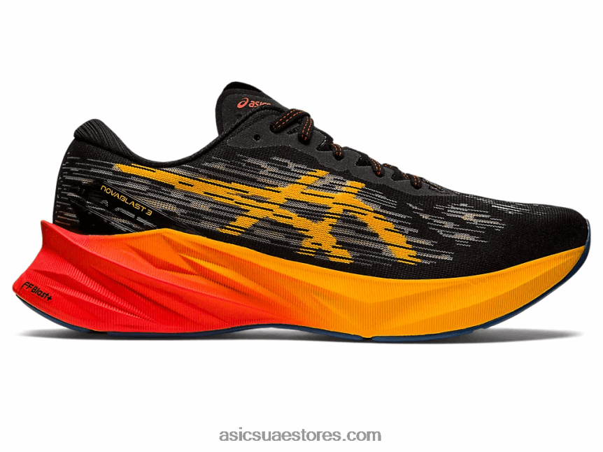 Asics أسود / كهرماني نوفابلاست 3 2N24DJ939