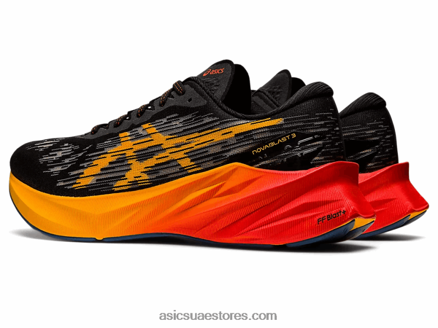 Asics أسود / كهرماني نوفابلاست 3 2N24DJ939