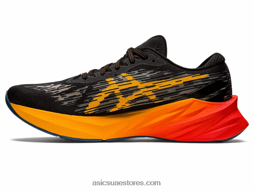 Asics أسود / كهرماني نوفابلاست 3 2N24DJ939