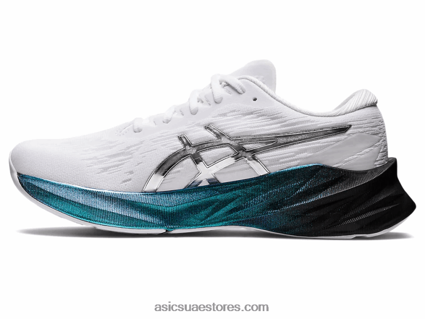 Asics أبيض / فضي نقي نوفابلاست 3 بلاتين 2N24DJ948