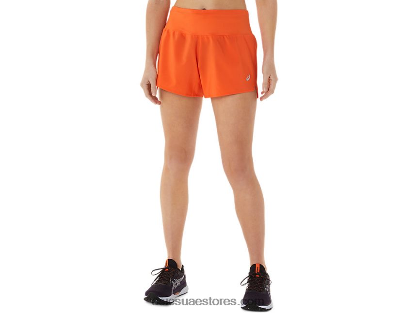 Asics نوفا برتقال طريق المرأة 3.5in قصير 2N24DJ3040