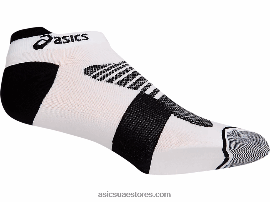 Asics لامع أبيض / أسود كويك لايت للرجال زائد 3pk 2N24DJ1610