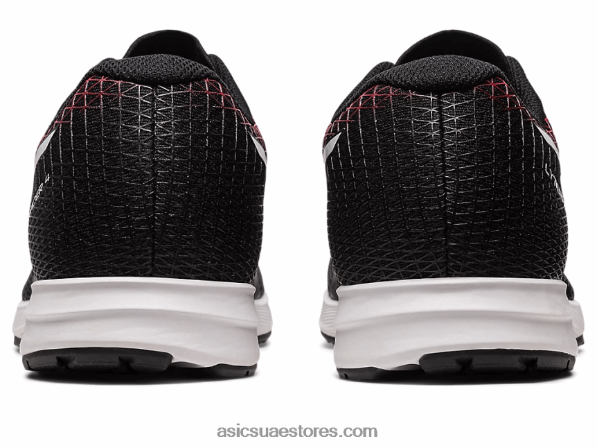 Asics أسود / أحمر كلاسيكي الليتراكير 4 2N24DJ106