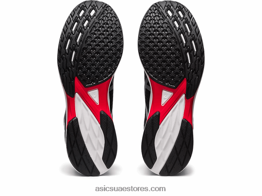 Asics أسود / أحمر كلاسيكي الليتراكير 4 2N24DJ106