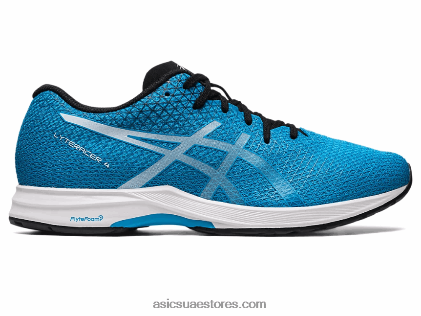 Asics الجزيرة أزرق / أبيض الليتراكير 4 2N24DJ118
