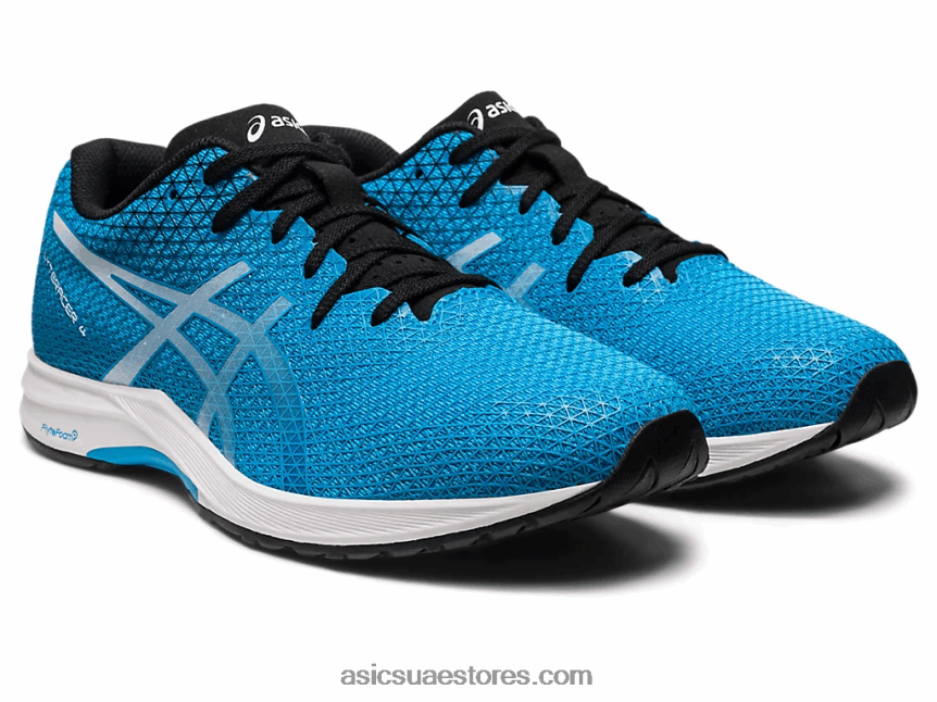 Asics الجزيرة أزرق / أبيض الليتراكير 4 2N24DJ118