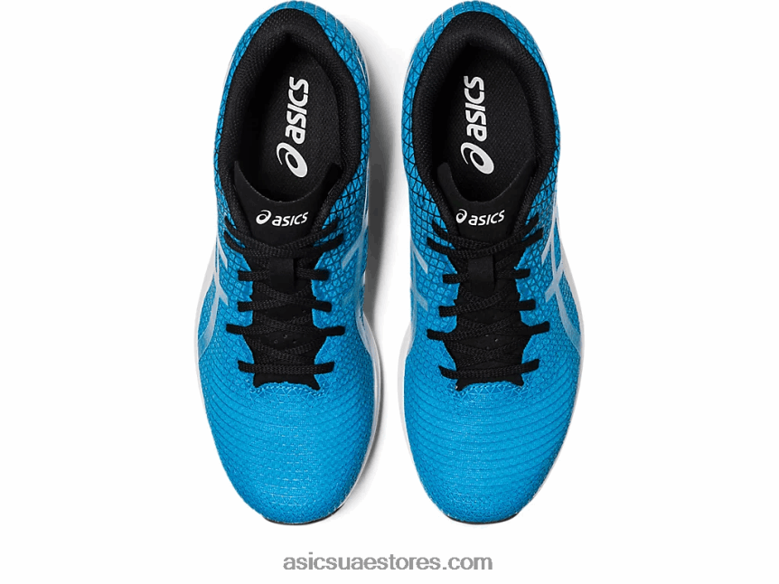Asics الجزيرة أزرق / أبيض الليتراكير 4 2N24DJ118