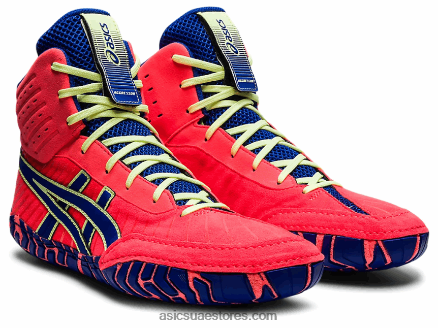 Asics اشتعلت النيران في المرجان / اللازورد الأزرق المعتدي 4 2N24DJ1833