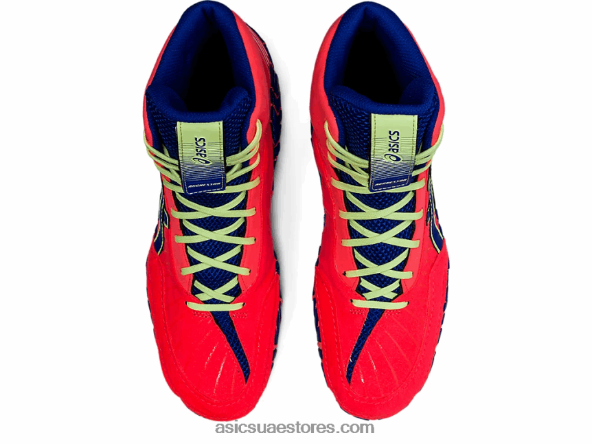 Asics اشتعلت النيران في المرجان / اللازورد الأزرق المعتدي 4 2N24DJ1833