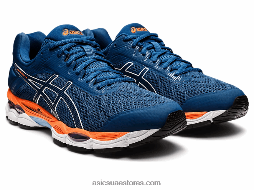 Asics ماكو أزرق / أبيض جل تمجيد 4 2N24DJ1863