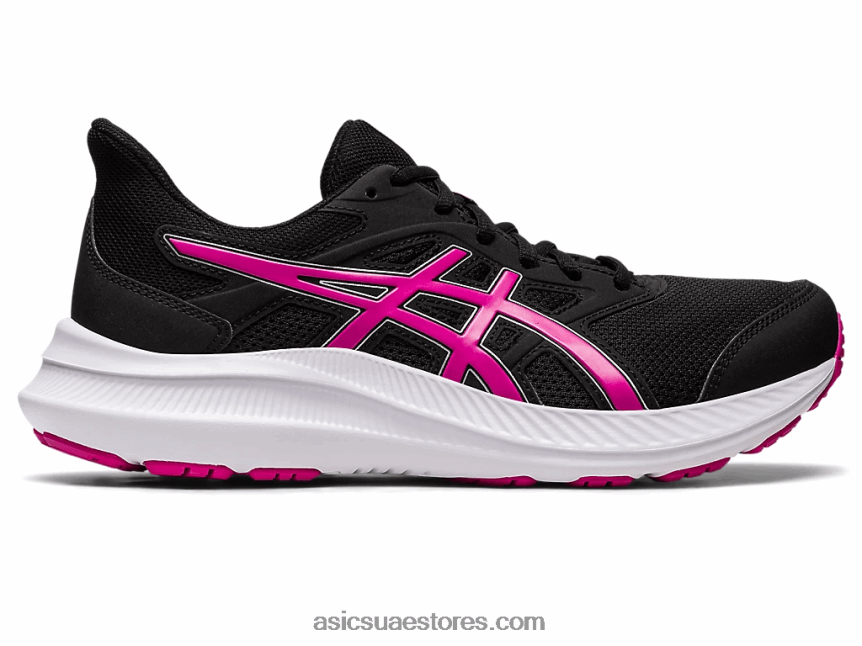 Asics الهذيان الأسود / الوردي هزة 4 واسعة 2N24DJ2582