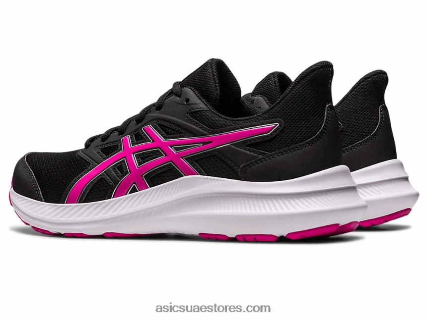 Asics الهذيان الأسود / الوردي هزة 4 واسعة 2N24DJ2582
