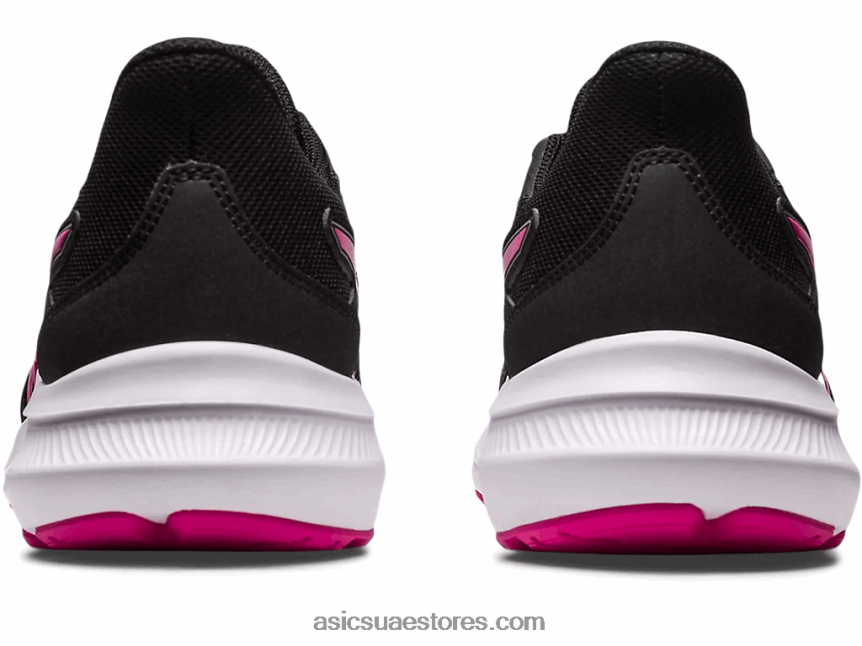 Asics الهذيان الأسود / الوردي هزة 4 واسعة 2N24DJ2582