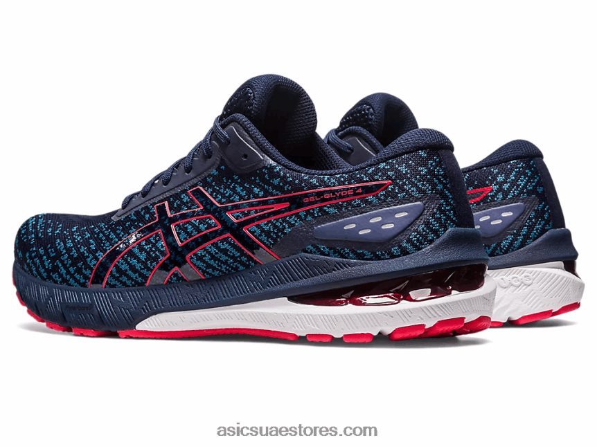 Asics منتصف الليل / أحمر كهربائي جل جليد 4 2N24DJ285