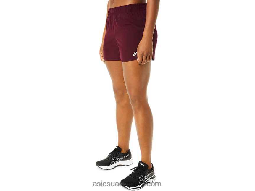 Asics المريخ العميق سرعة لايت للسيدات 4 بوصة قصيرة المدى 2N24DJ3712