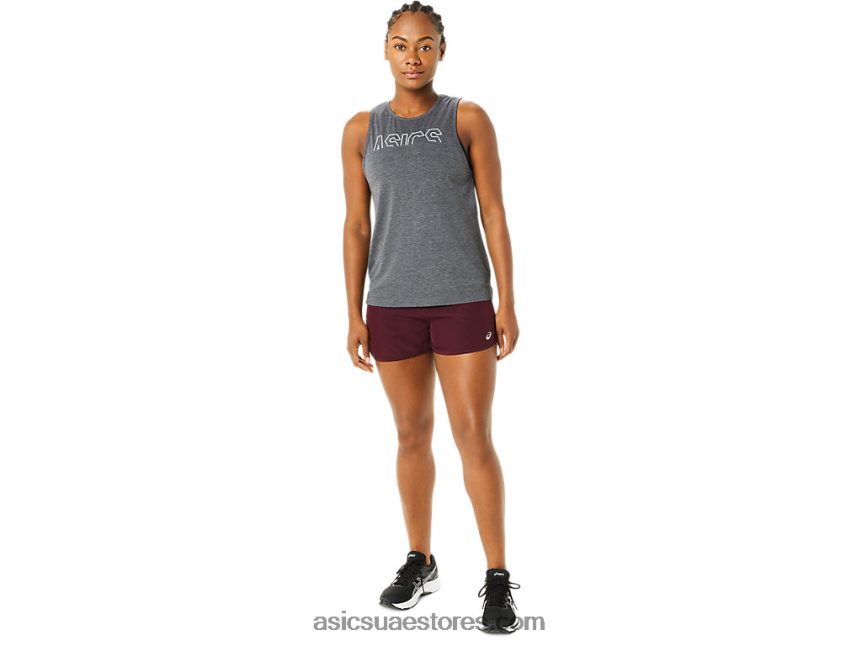 Asics المريخ العميق سرعة لايت للسيدات 4 بوصة قصيرة المدى 2N24DJ3712