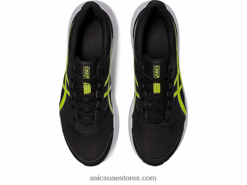 Asics أسود / قشر الليمون هزة 4 2N24DJ544