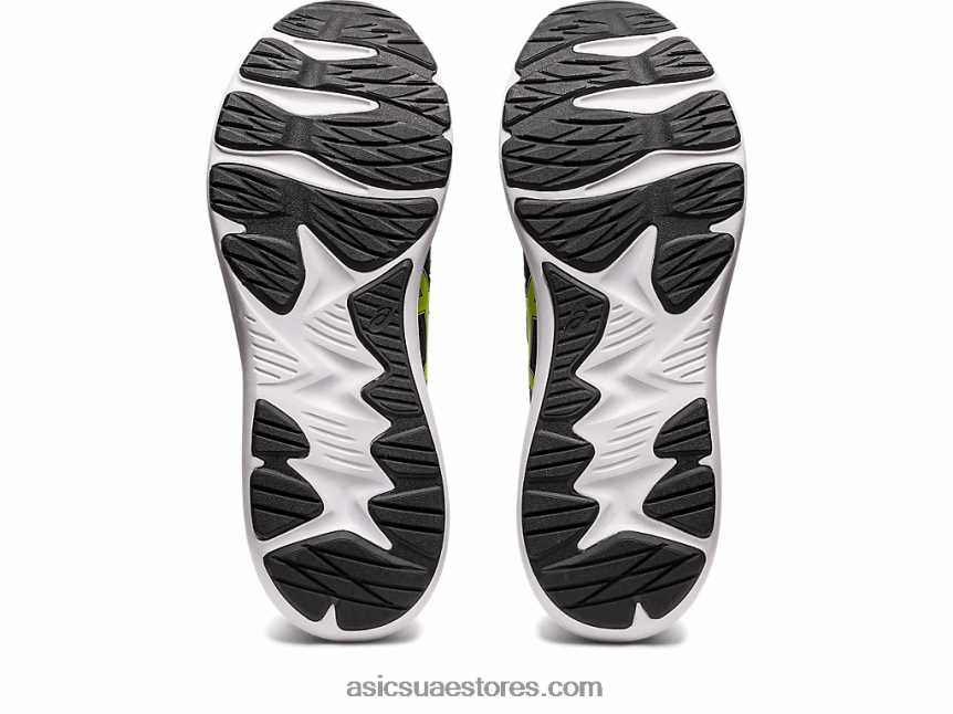 Asics أسود / قشر الليمون هزة 4 2N24DJ544